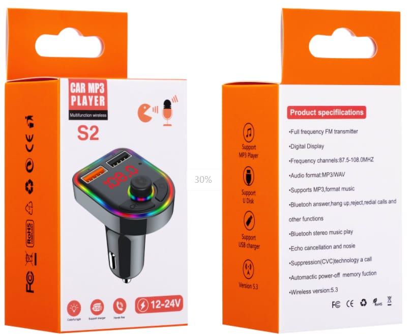 Lecteur MP3 de voiture S2